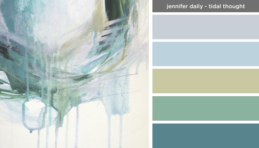 Art Inspired Palette: Jennifer Daily-Tidal Thought