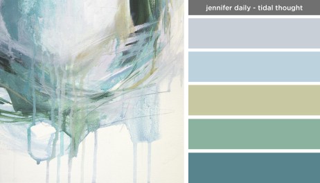 Art Inspired Palette: Jennifer Daily-Tidal Thought