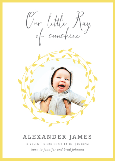 Our Little Ray of Sunshine