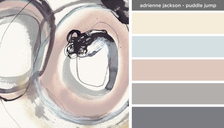 Art Inspired Palette: Adrienne Jackson-Puddle Jump
