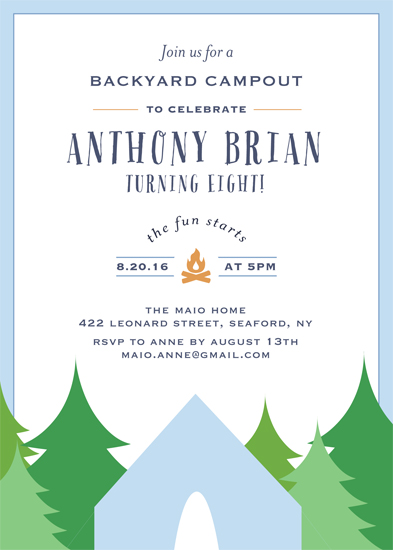 Sweet Celebrations Minted Challenge - Backyard Campout