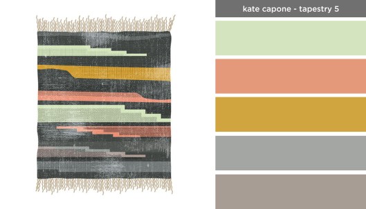 Art Inspired Palette: Kate Capone-Tapestry 5