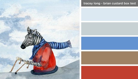Art Inspired Palette: Tracey Long-Brian Custard Box Test