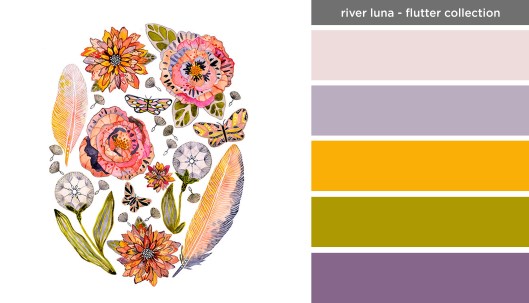 Art Inspired Palette: River Luna-Flutter Collection