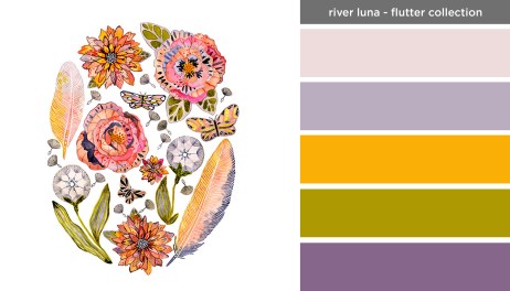 Art Inspired Palette: River Luna-Flutter Collection