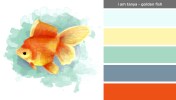 Art Inspired Palette: I am Tanya-Golden Fish