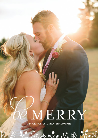 Making Spirits Bright Minted Holiday Challenge - Merry Floral